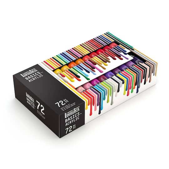 Liquitex® BASICS 72-Color Acrylic Paint Set
